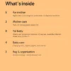 Mom & Baby Complete Hospital Bag: what’s inside the pack