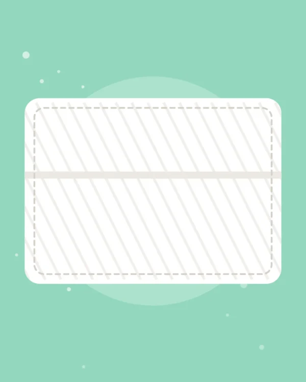 Close-up illustration of the Cotton Receiving Blanket, product photo coming soon