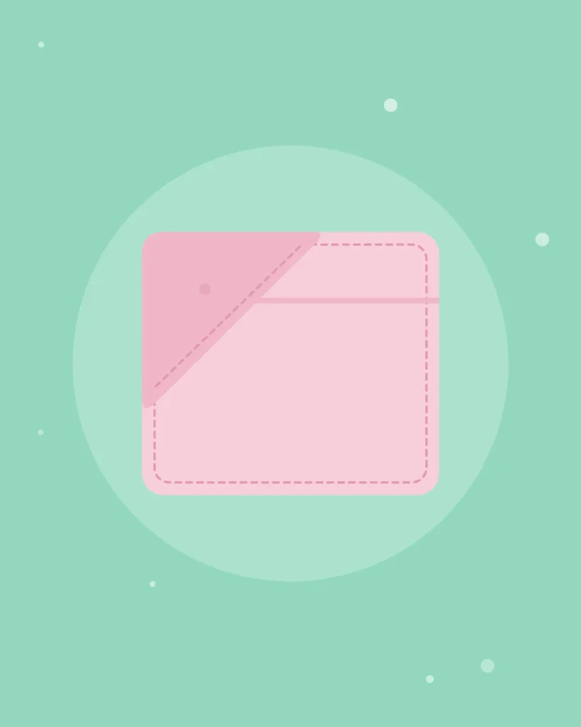 Illustration of the Hooded Baby Towel in pink, product photo coming soon