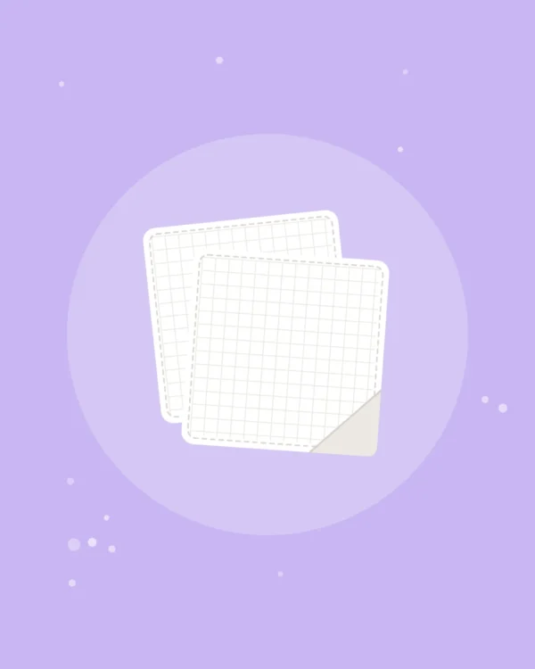 Illustration of the Muslin Swaddle 2-Pack, product photo coming soon