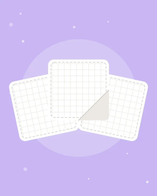 Close-up illustration of the Muslin Washcloths — 3-Pack, product photo coming soon