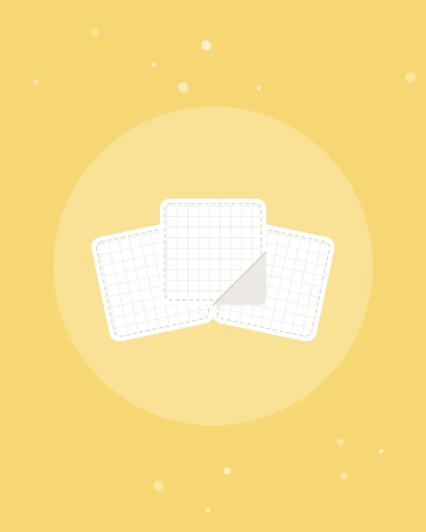 Illustration of the Muslin Washcloths — 3-Pack, product photo coming soon